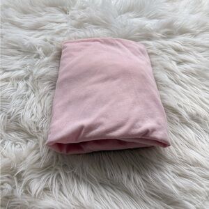 Soft Pink fitted pack n play sheet
